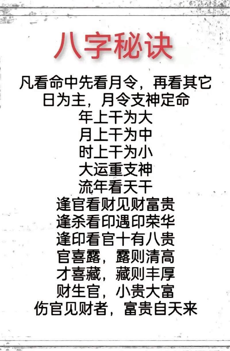 八字排盤詳批