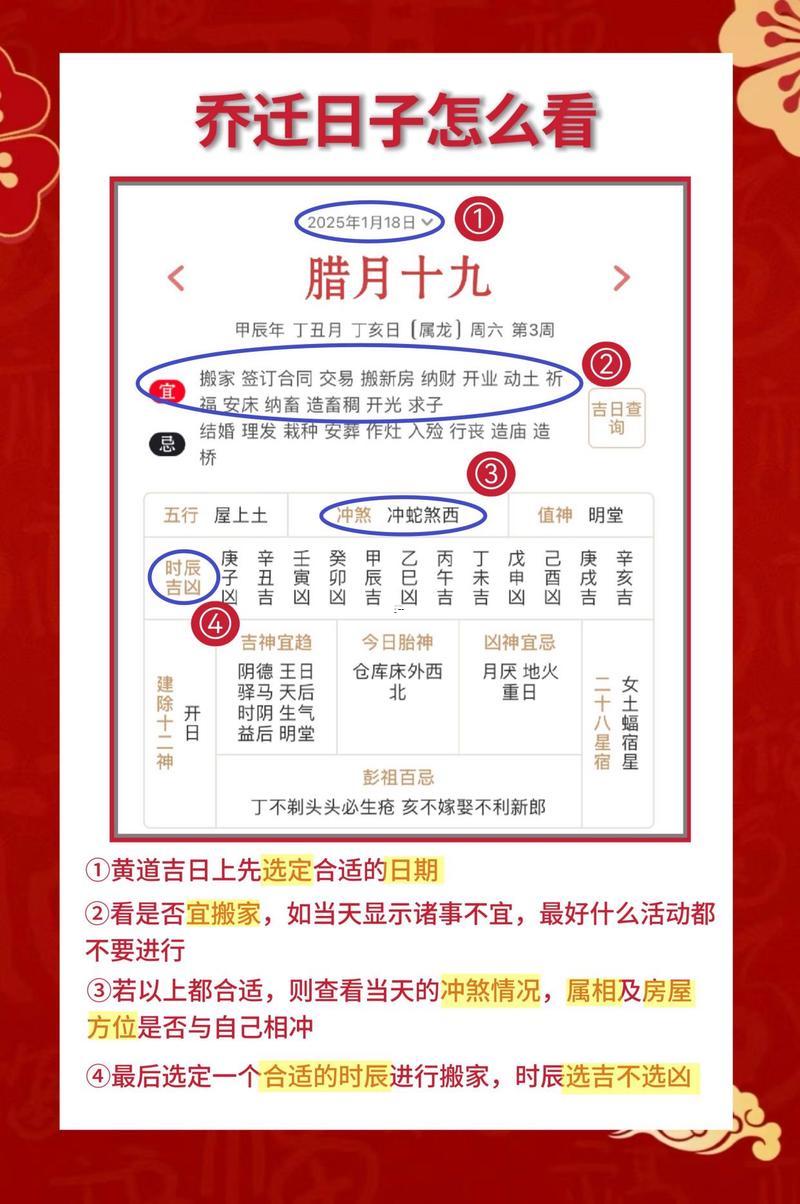 2026年12月適宜喬遷的日子