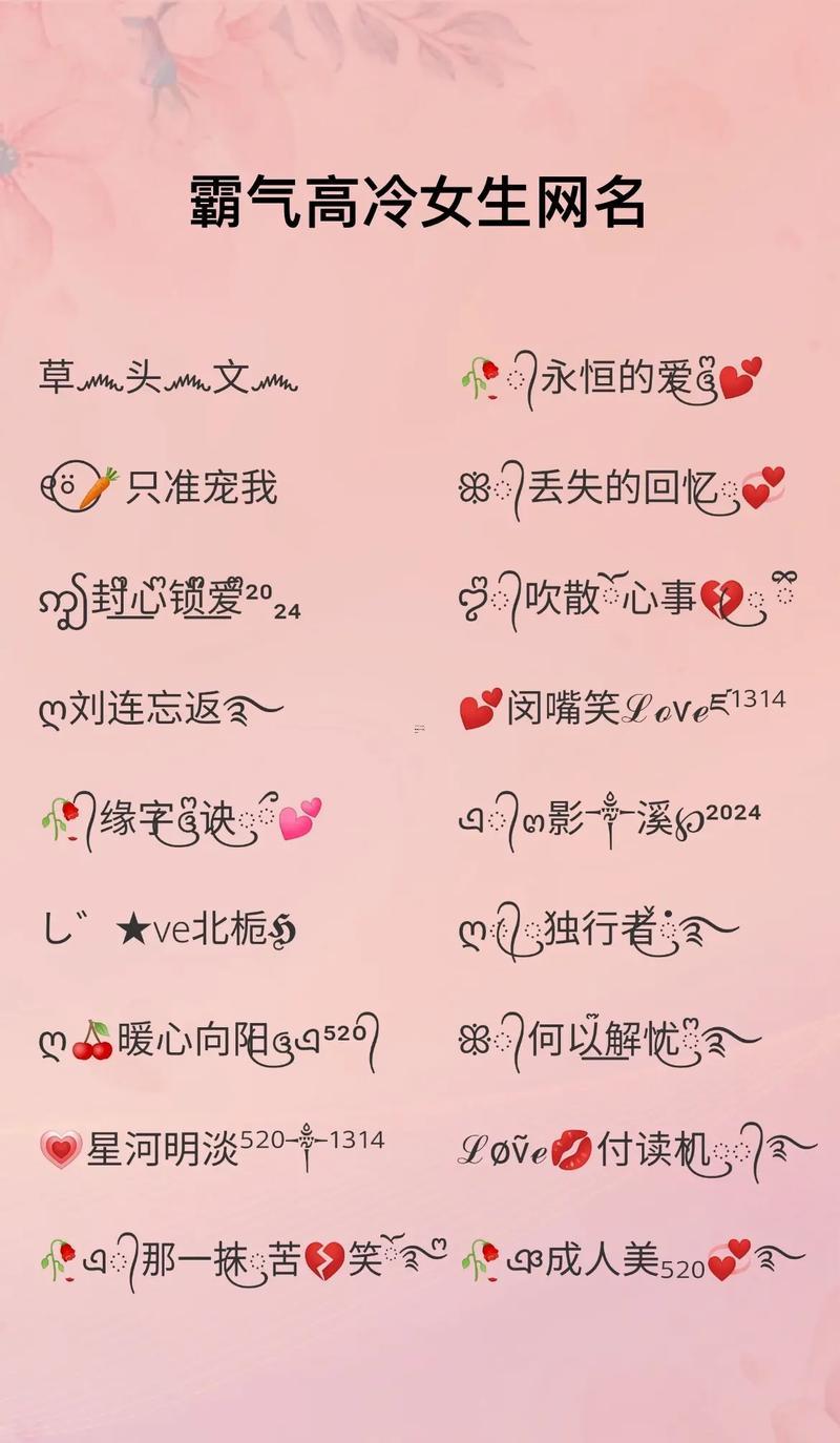 qq女生唯美網(wǎng)名