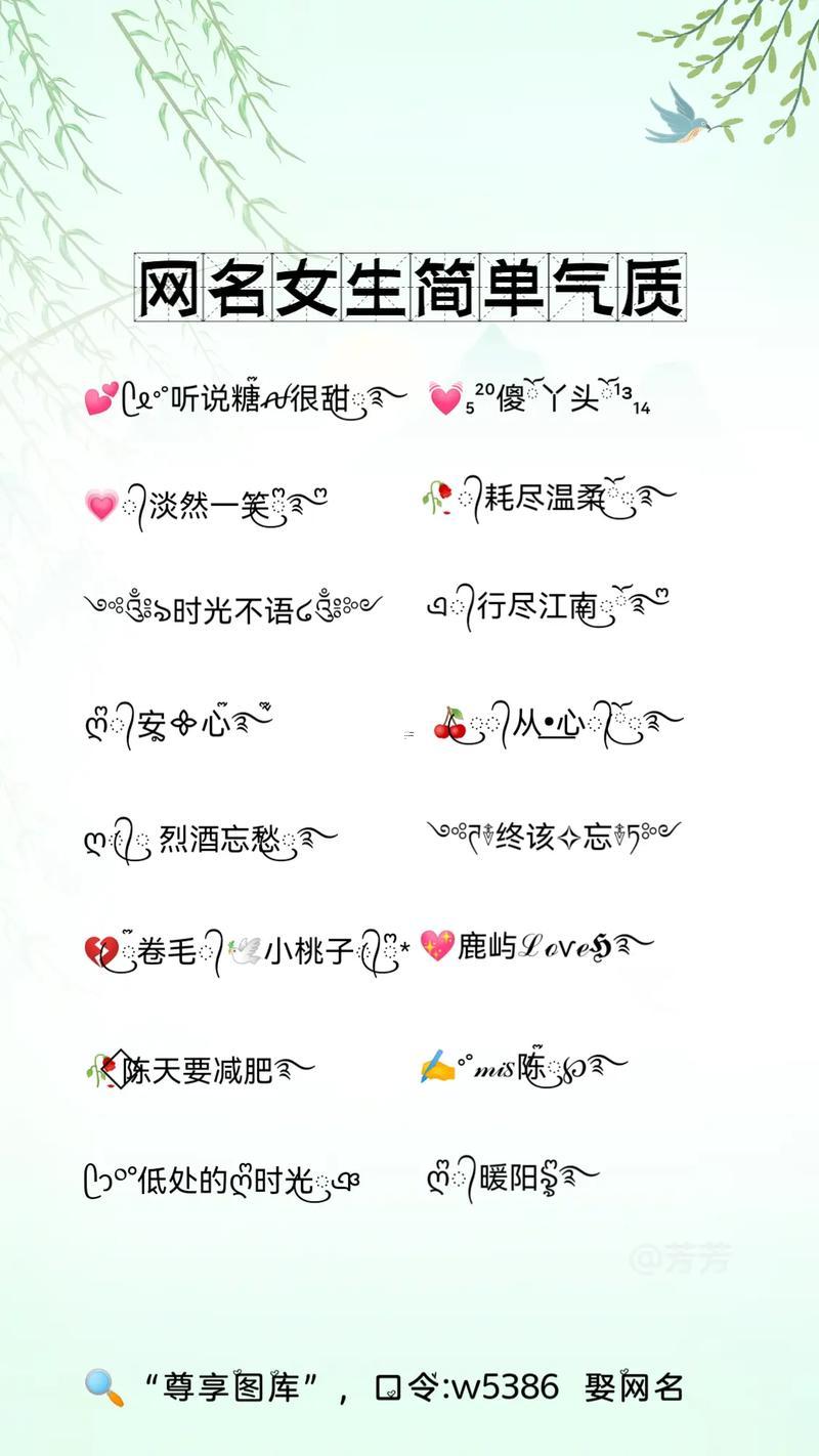 好聽(tīng)的網(wǎng)名大全